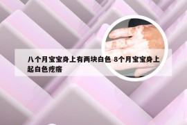 八个月宝宝身上有两块白色 8个月宝宝身上起白色疙瘩