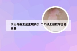 天山毒癣王是正规药么 二年级上册数学全能金卷