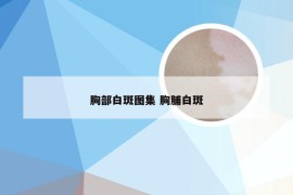胸部白斑图集 胸脯白斑
