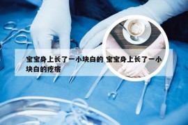 宝宝身上长了一小块白的 宝宝身上长了一小块白的疙瘩