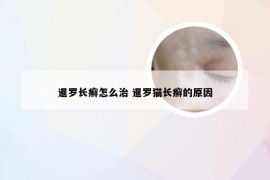 暹罗长癣怎么治 暹罗猫长癣的原因